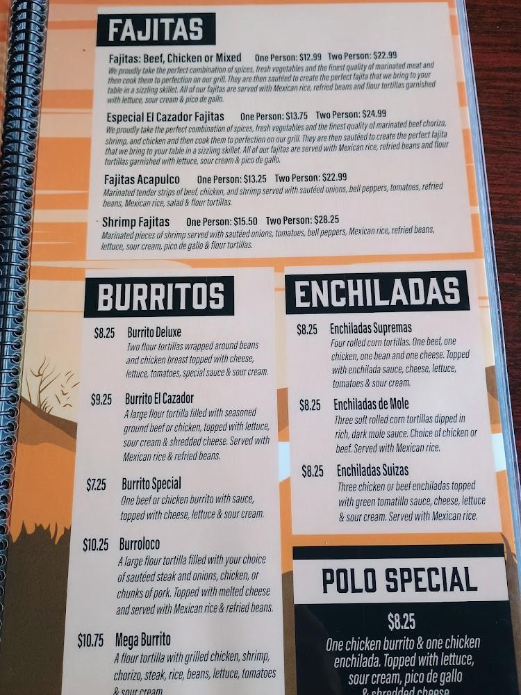 Los Cazadores Menu image 3